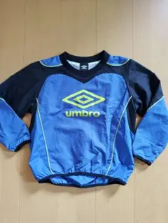 裏地あり、umbro 青黒 長袖ピステ