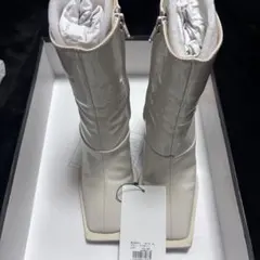 meltthelady enamel square short boots 36