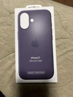 MagSafe対応iPhone 17シリコーンケース - パープルフォグ