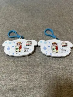 すき家×クレヨンしんちゃん　シロのパズルキーホルダー　ふゆ　2個セット