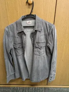 【ジョー太郎様専用】Lee グレー デニムシャツ 16-26　長袖　春秋