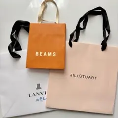 ショッパー3点｜BEAMS,LANVIN en bleu,JILL STUART