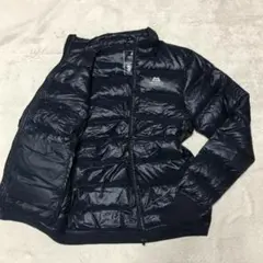 マウンテンイクイップメント ライトダウンジャケット 軽量ダウン フルジップ 黒