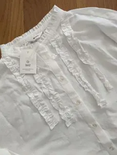 フリルブラウス 長袖