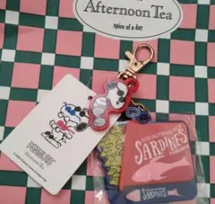 スヌーピー　ジョークール　ウッドストック　アフタヌーンティー　キーホルダー