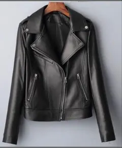 ラム皮ライダースジャケット