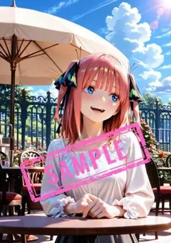 ◆一点物◆A4サイズ ポスター AIイラスト 同人 ファンアート アニメ 4