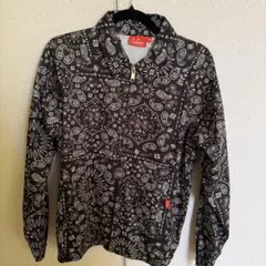 Cookman クックマン デリバリージャケット ペイズリー柄 ブラック