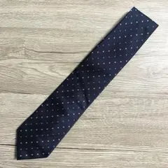 【美品】CALDIANE ネイビー メンズ ネクタイ ネイビー