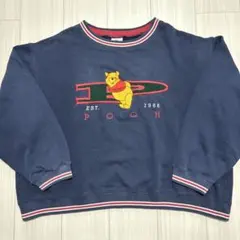 プーさん スウェット 00s Disneystore タグ 赤タグ 古着
