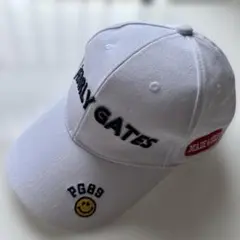 PEARLY GATES ニコちゃん　ホワイトキャップ