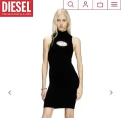 DIESEL ワンピース ドレス Lサイズ 24時間以内に発送