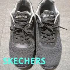 SKECHERS BOBS 　ブラックスニーカー　24.5センチウォーキング