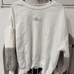 ボア付きトレーナー　Lサイズ