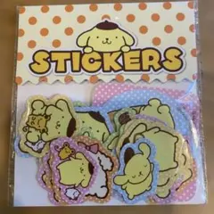 Sanrio ポムポムプリン　当時物　フレークシール 32枚入り