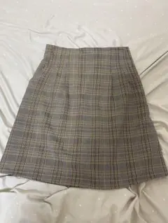 プリーツスカートグレー