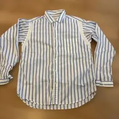nanamica ストライプ 長袖シャツ Lサイズのサムネイル