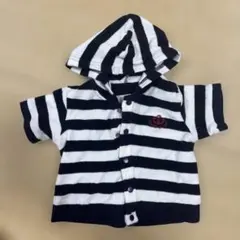 COMME CA ISMフード付きカーディガン