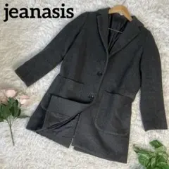 jeanasis ジーナシス　ピーコート　グレー Mサイズ　長袖