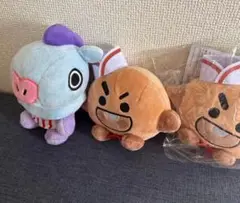 カラフルぬいぐるみ3体セット