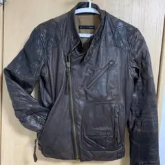 最終値引き★本革★john bull☆レザー★ダブルジャケット ライダース M