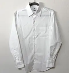 【美品】ユニクロ　スーパーノンアイロンジャージースリムシャツ 着用1度　M