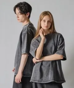 【CLEL】ハイヴィンテージデザイン ベーシック半袖Tシャツ