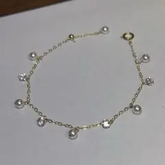 ♡高品質♡パールステーションブレスレット