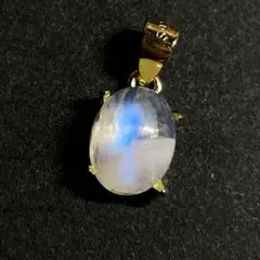 Silver925 ブルームーンストーン 天然石 ペンダントトップ