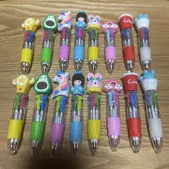 ⭐︎ミニ⭐︎4色ボールペン⭐︎キャラクター⭐︎16本セット⭐︎バラ売り可⭐︎