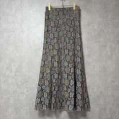 natural couture 長さ変えれる 配色 レース スカート