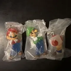 スーパーマリオ めじるしアクセサリー セット(マリオ・ルイージ・キノピオ)