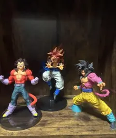 ドラゴンボールGT フィギュア3体セット 超サイヤ人4 悟空 ベジータ ゴジータ
