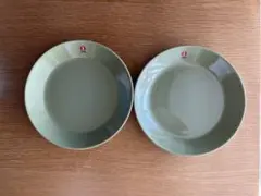 iittalaティーマ プレート17cm オリーブグリーン2枚セット
