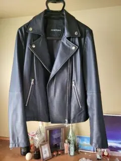 EMPORIO ARMANI ライダースジャケット【極美品】