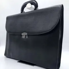 【美品】ヴァレクストラ　ブリーフケース　レザー　A4 ロゴ　ヴィンテージ 美品】ヴァレクストラ ブリーフケース レザー A4 ロゴ ヴィンテージ