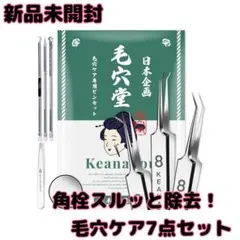 【新品未開封】毛穴ケア 角栓 角栓取り ピンセット 黒ずみ除去 7点セット 精密