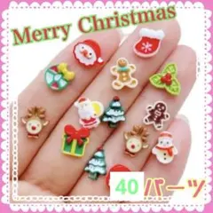 クリスマス クリスマス ネイル アート チップ デコパーツ 【 Ｃ 】