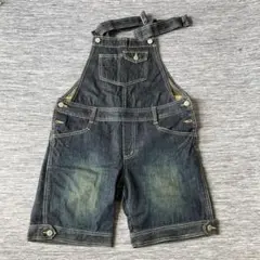 オーバーオール　ハーフ丈