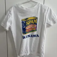 SPAM in okinawa スパムTシャツ ホワイト 120サイズ