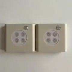 OLEBY オーレビー ワードローブ照明 センサー付き, ホワイト, 2 ピース