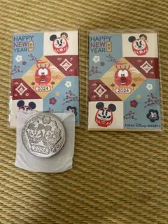 ディズニーホテル 宿泊特典 お正月限定メダル　 2個　2024年