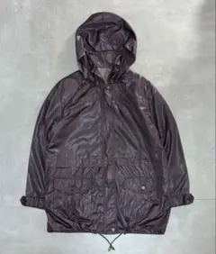 【フード着脱可】パーカー 濃紫 パープル ポリエステル100％ ドローコード付き