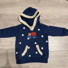 ミキハウス HOT BISCUITS トレーナー 80 ネイビー