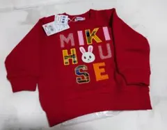 MIKI HOUSE うさこ 赤 トレーナー 80cm