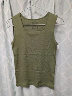 GLOBAL WORK タンクトップ カーキ M