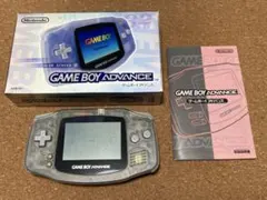 ゲームボーイアドバンス 本体 ミルキーブルー 画面難あり ジャンク