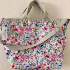 [レスポートサック] 花柄 トートバッグ4360