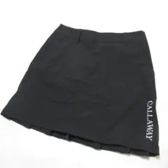 Callaway キャロウェイ ゴルフ 部分刺繍 スカート SS 黒