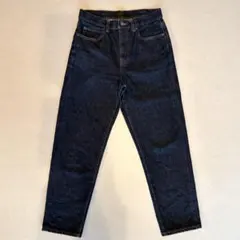 UNIQLO スラウチテーパードアンクルジーンズ ネイビー